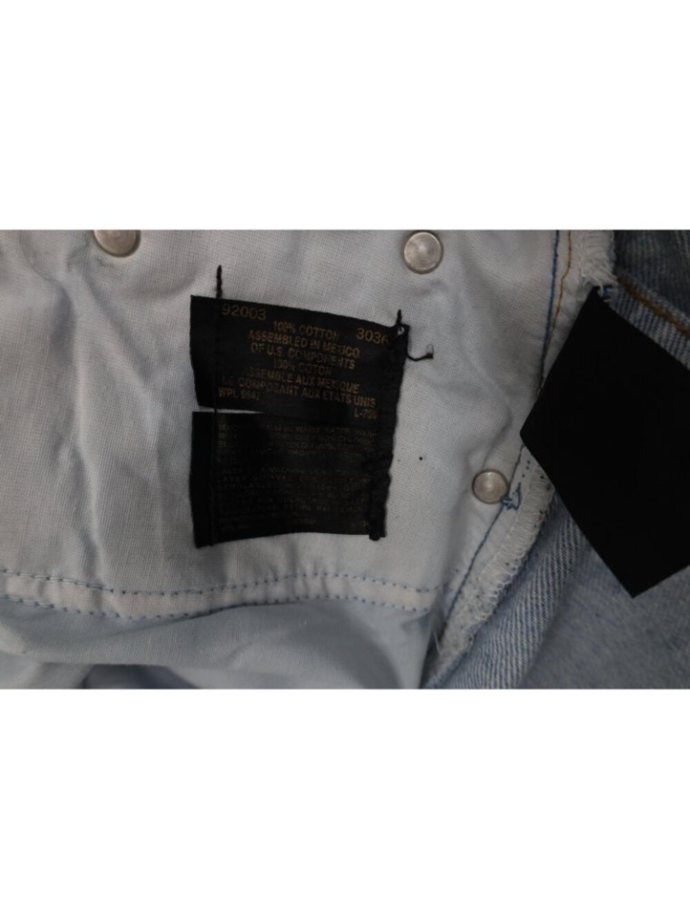 Vintage 90s Eddie Bauer Mens 40x30 Distressed Baggy Fit Tapered Leg Jeans Blue - Picture 8 of 14